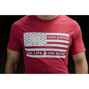 Flag Logo Tee Red