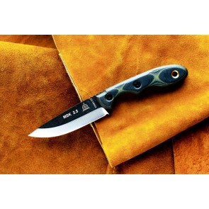 Mini Scandi Knife 2.5 Green Black G10 MSK 2.5 GB G10