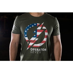 Operator 7 Tee Olive Drab