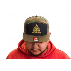 TOPS HAT - 7-Panel Trucker CAMO