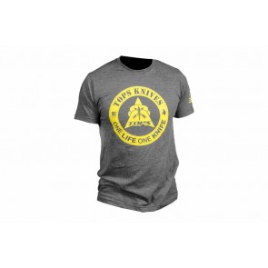 One Life Logo Tee Charcoal Heather