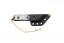 TOPS ALRT XL-03 compact fixed blade knife featuring a black utility blade with a durable angular tip and black canvas micarta handles.