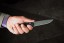 thumbnail image 2 of Timberbark Full Tang Fixed Blade 14C28N Steel Stonewash Finish Guibourtia Wood Handle Kydex Sheath 2 of 9