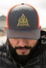 TOPS Trucker Hat Black/Orange